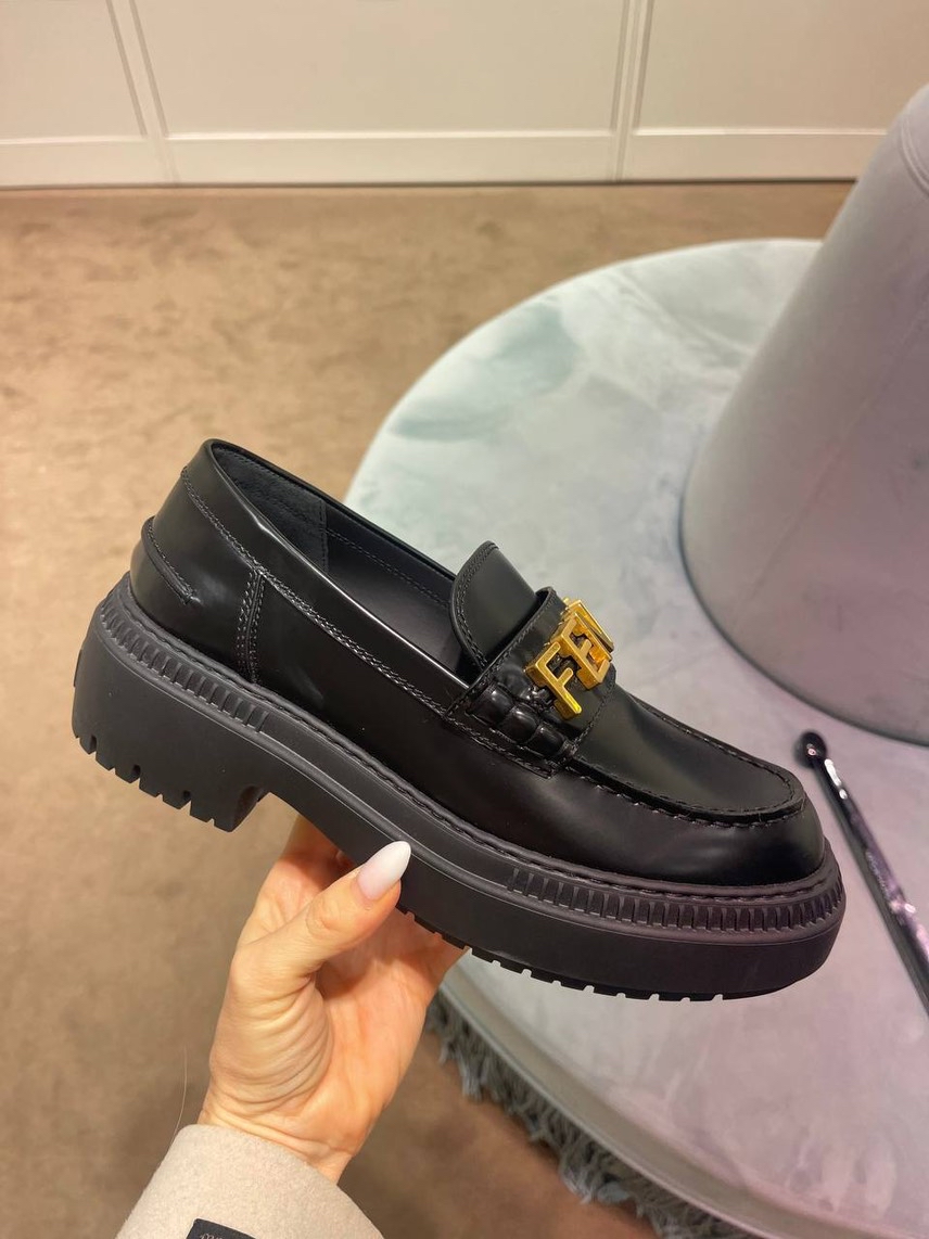 FENDI Moccasins front view - Women's luxury Shoes
