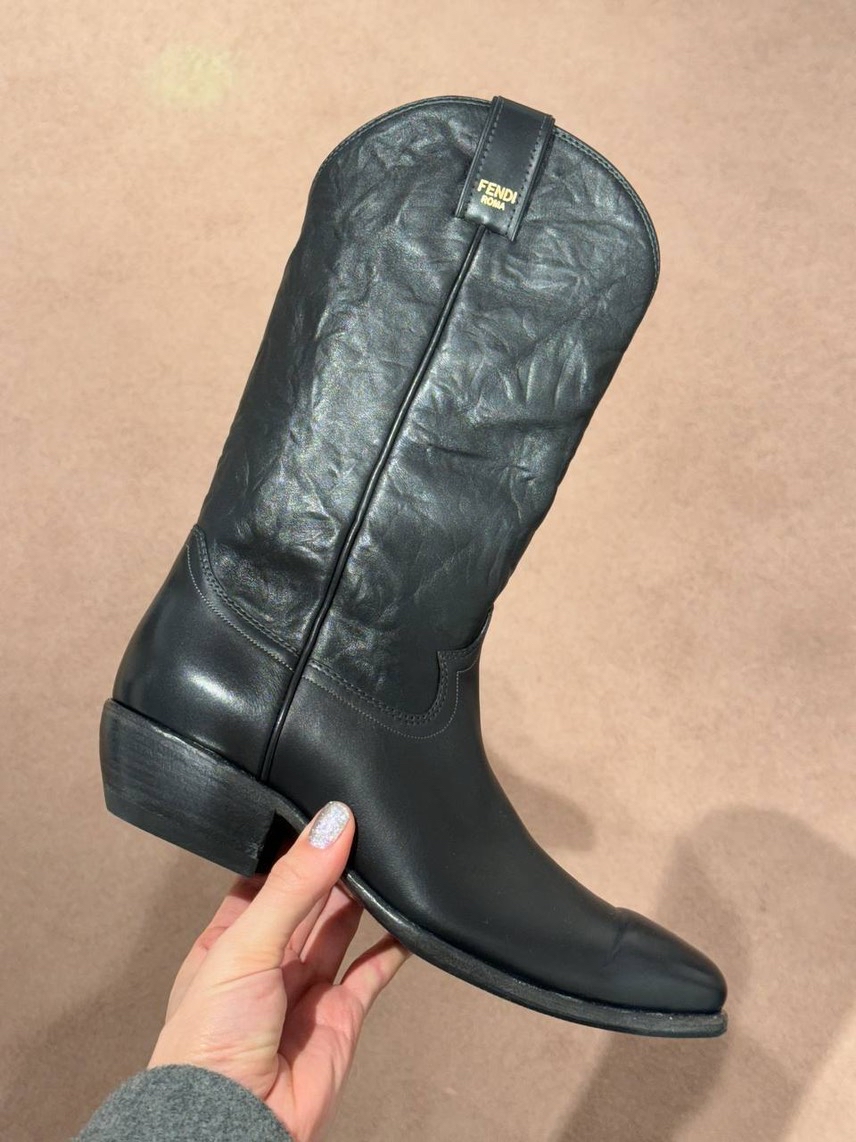 FENDI Boots side view - Women's luxury Shoes