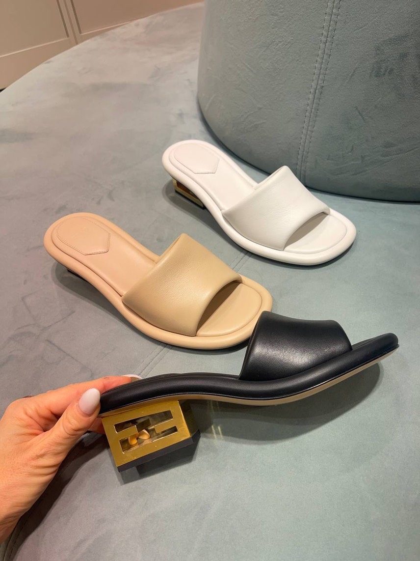 FENDI Sandals front view - Women's luxury Shoes