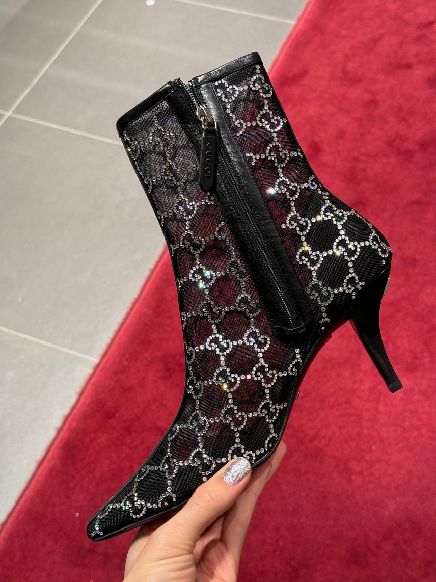 GUCCI Boots side view - Women's luxury Shoes