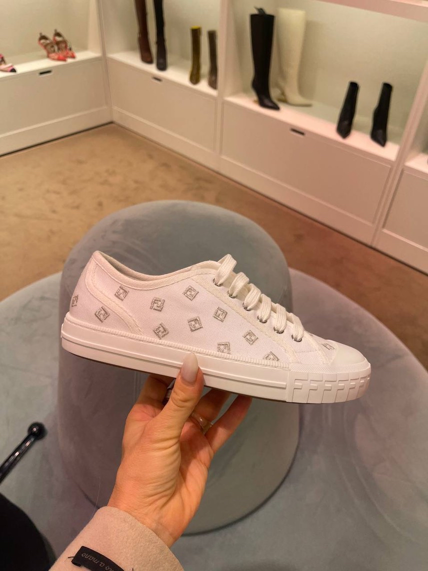 FENDI Sneakers side view - Women's luxury Shoes