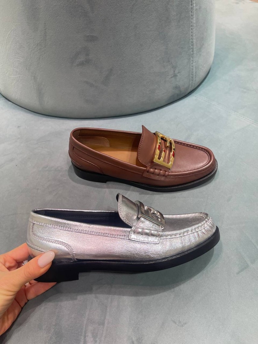 FENDI Loafers front view - Women's luxury Shoes