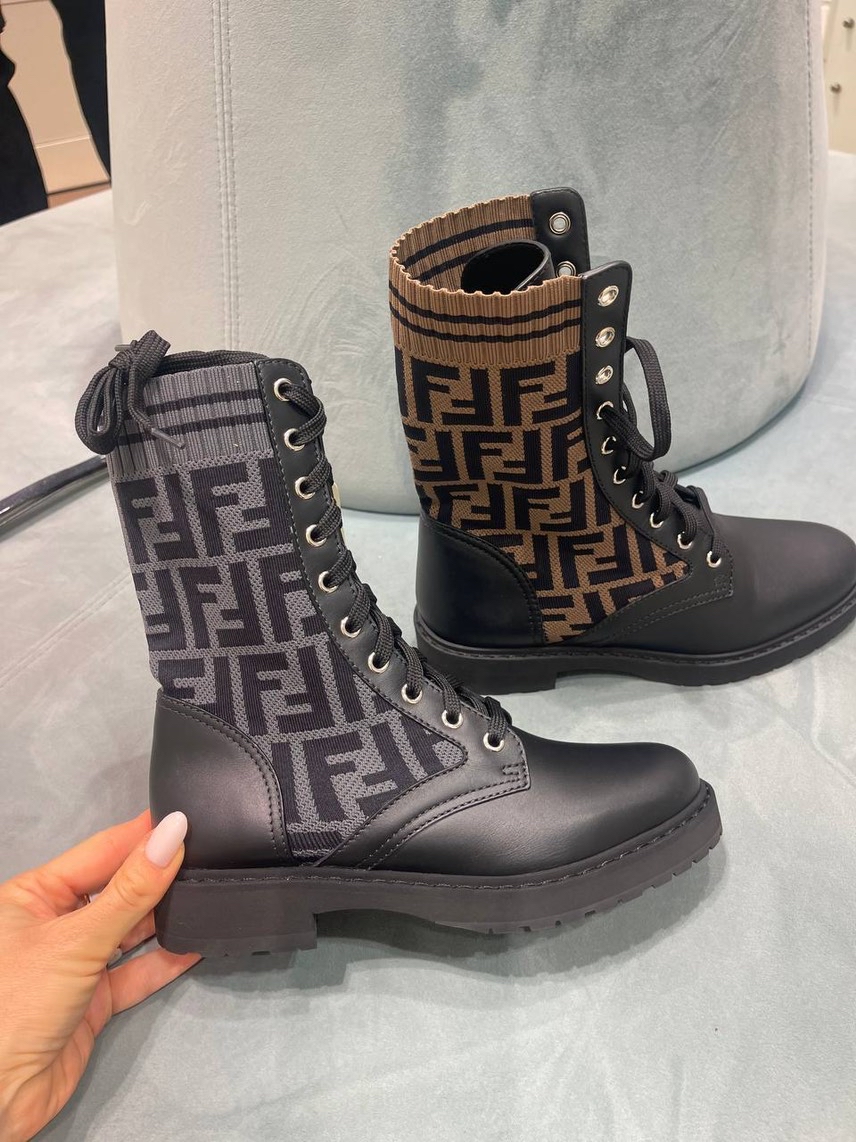 FENDI Boots front view - Women's luxury Shoes