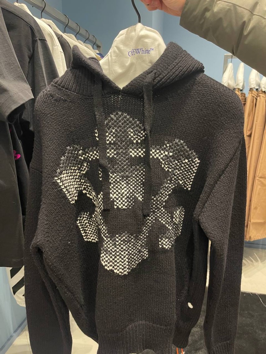 OFF-WHITE Hoodies front view - Women's luxury Clothes