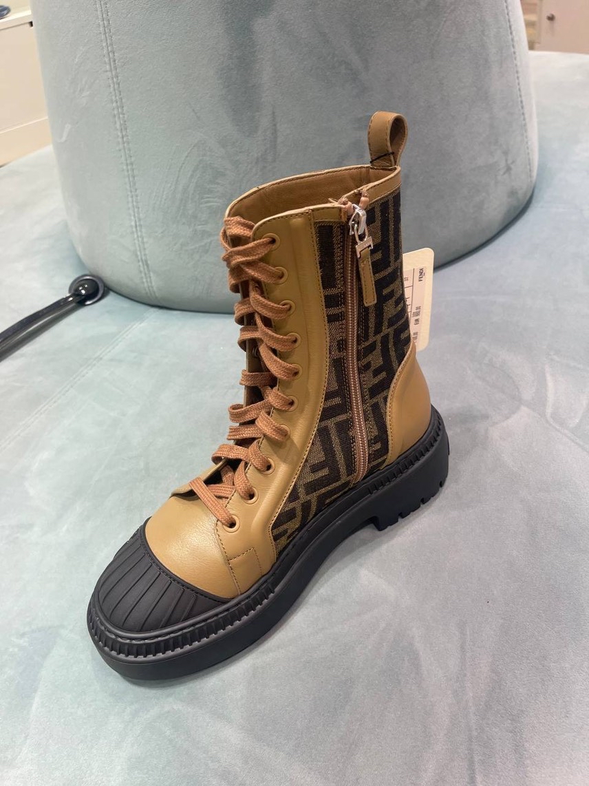 FENDI Boots side view - Women's luxury Shoes