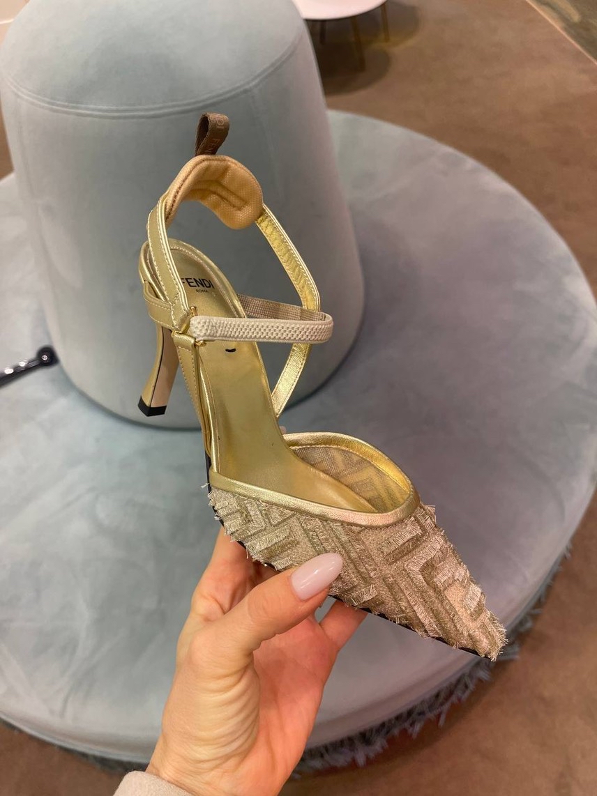 FENDI Sandals side view - Women's luxury Shoes