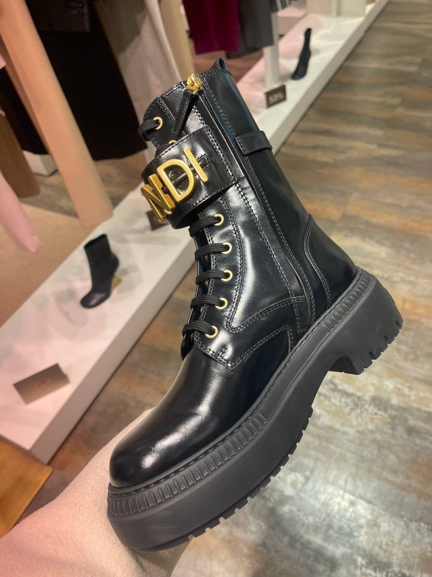 FENDI Boots side view - Women's luxury Shoes