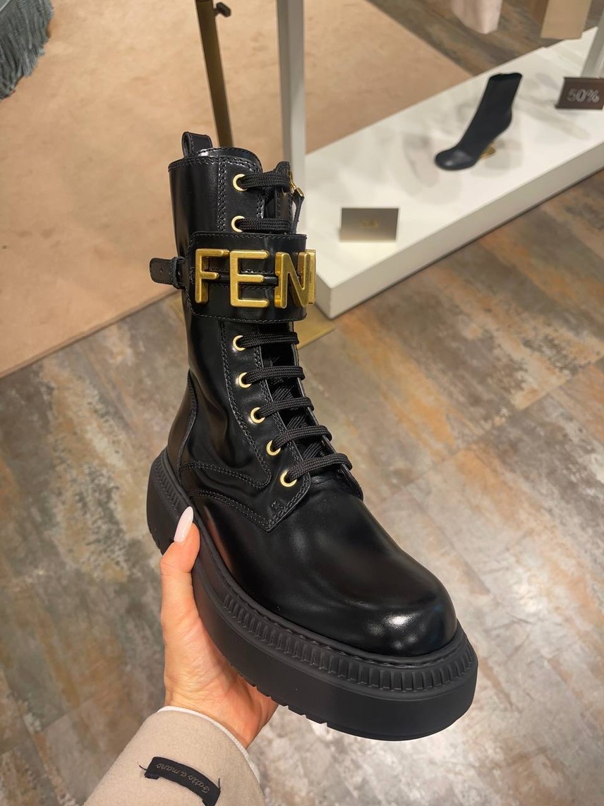 FENDI Boots front view - Women's luxury Shoes