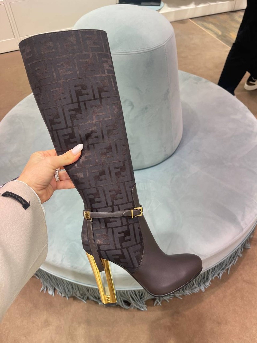 FENDI Boots front view - Women's luxury Shoes