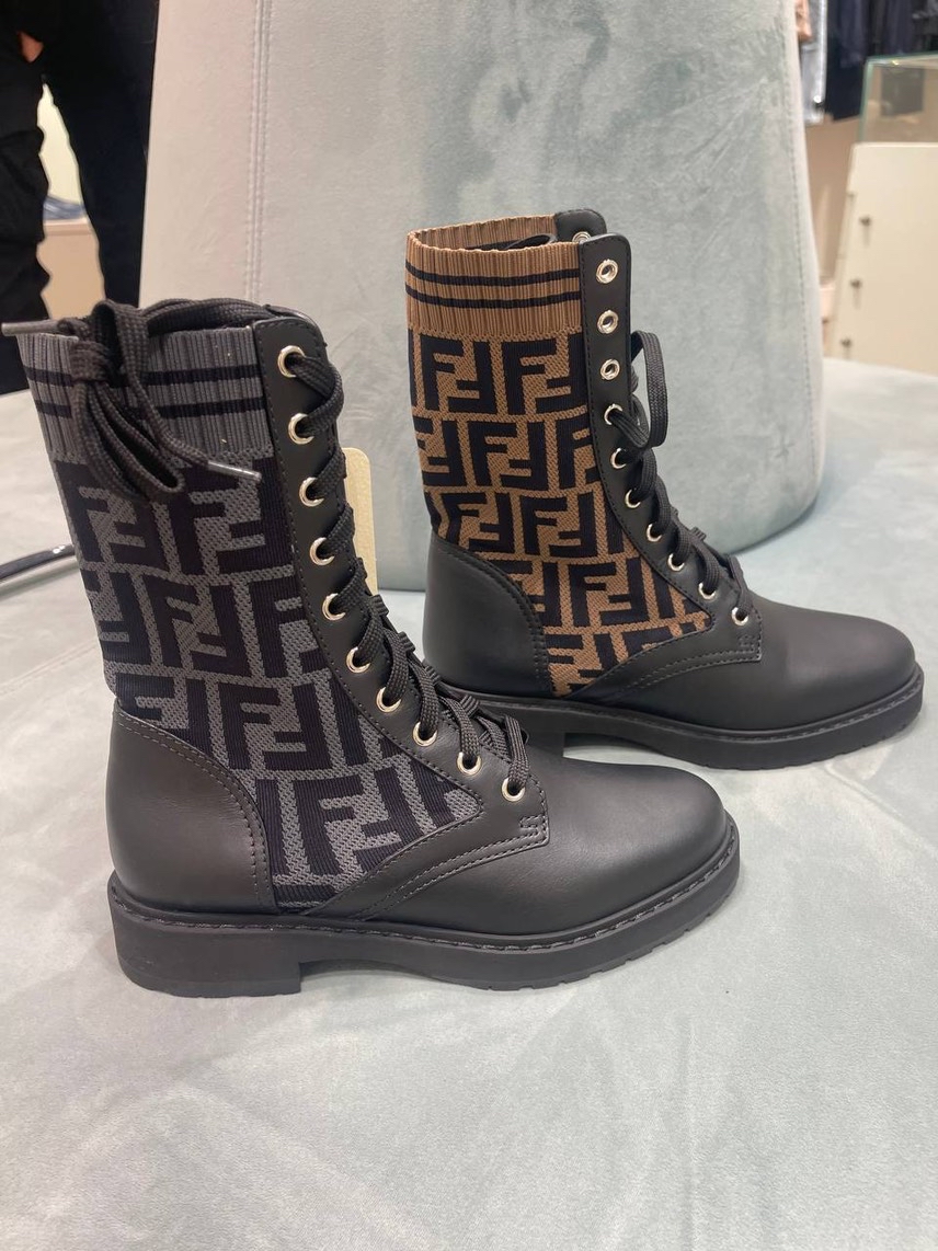 FENDI Boots side view - Women's luxury Shoes