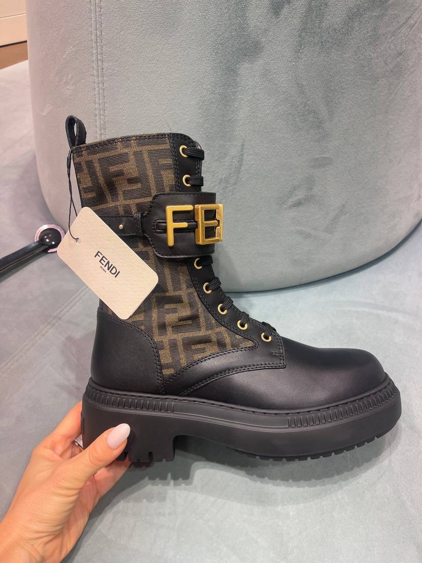 FENDI Boots front view - Women's luxury Shoes