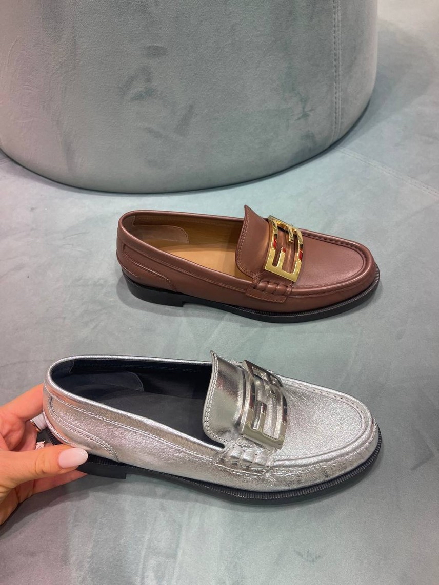 FENDI Loafers side view - Women's luxury Shoes