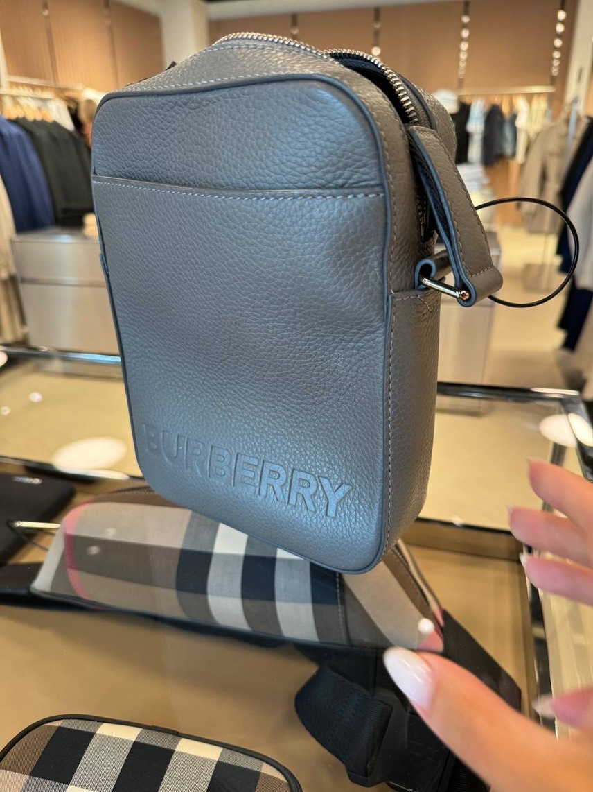 BURBERRY Messenger bags side view - Men's luxury Bags