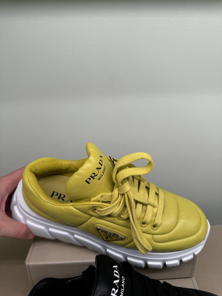 PRADA Sneakers side view - Women's luxury Shoes