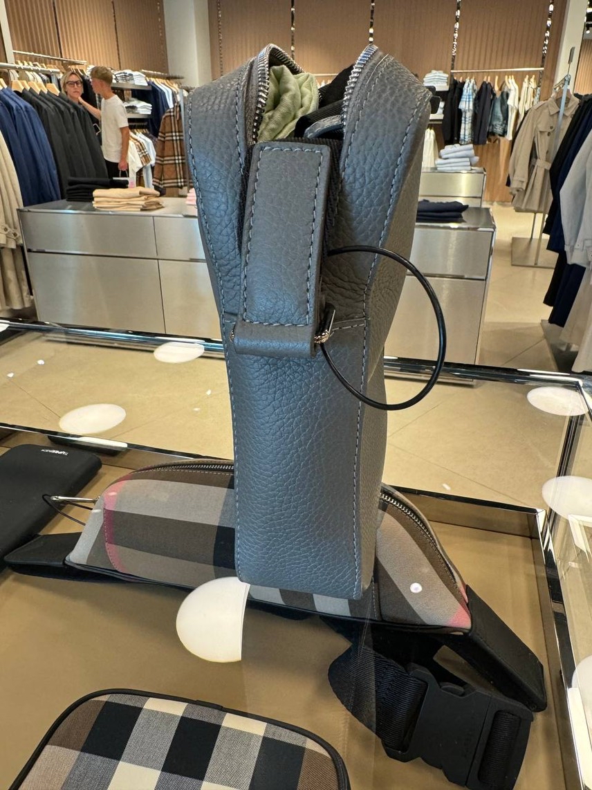 BURBERRY Messenger bags side view - Men's luxury Bags