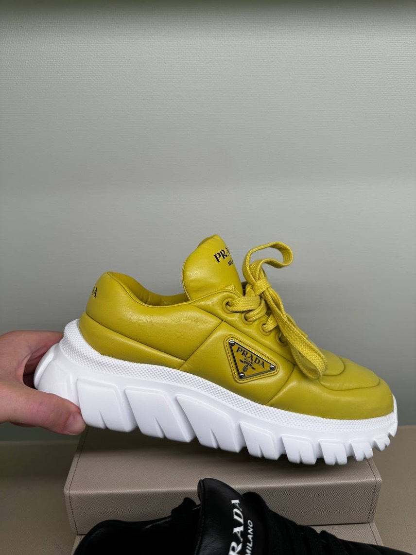 PRADA Sneakers side view - Women's luxury Shoes