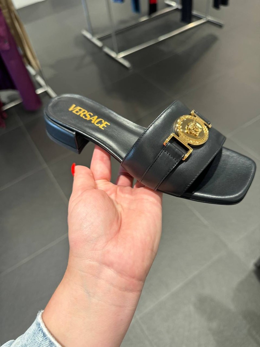 VERSACE Sandals front view - Women's luxury Shoes
