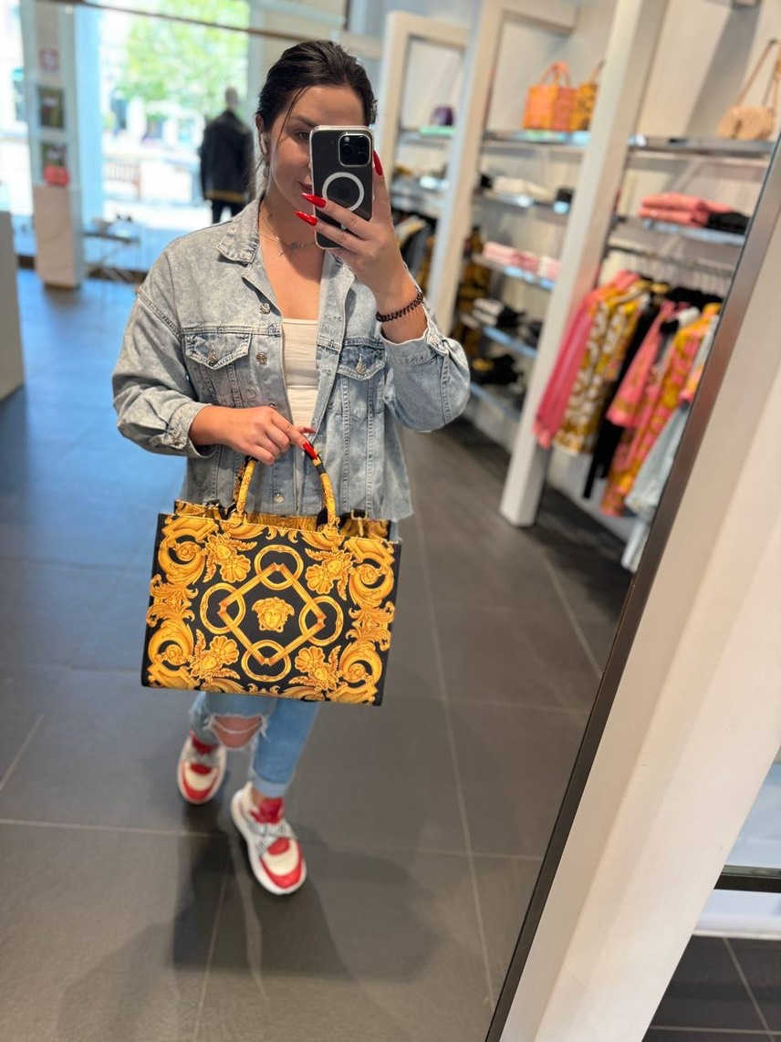 VERSACE Totes side view - Women's luxury Bags