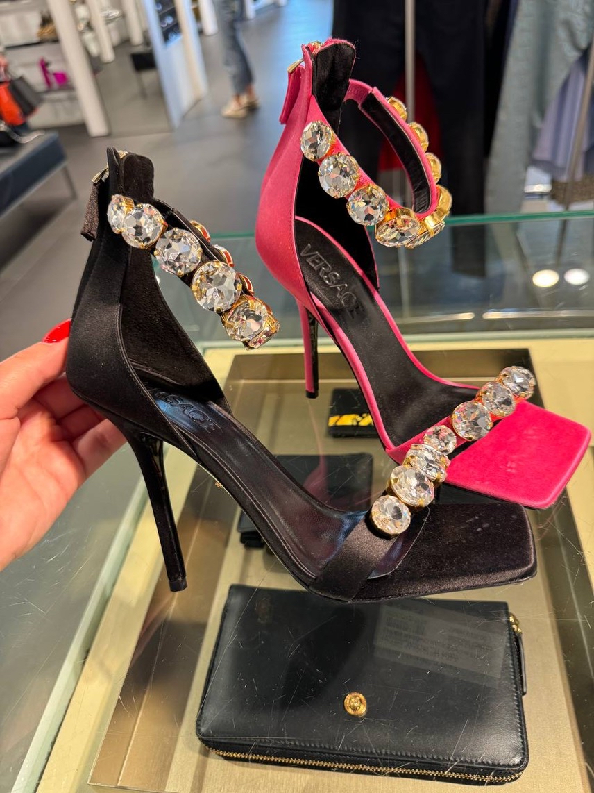 VERSACE Sandals front view - Women's luxury Shoes