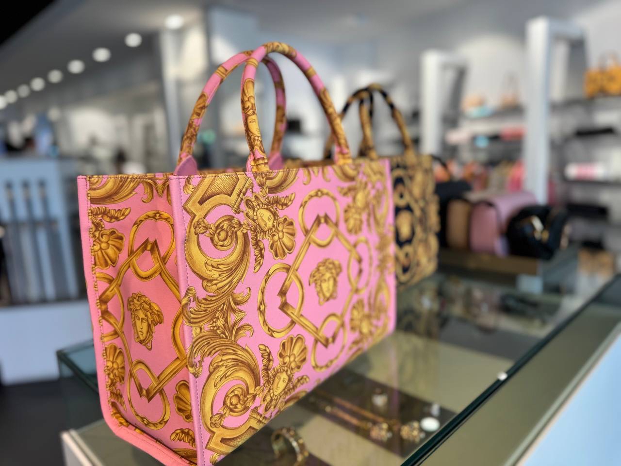VERSACE Totes side view - Women's luxury Bags