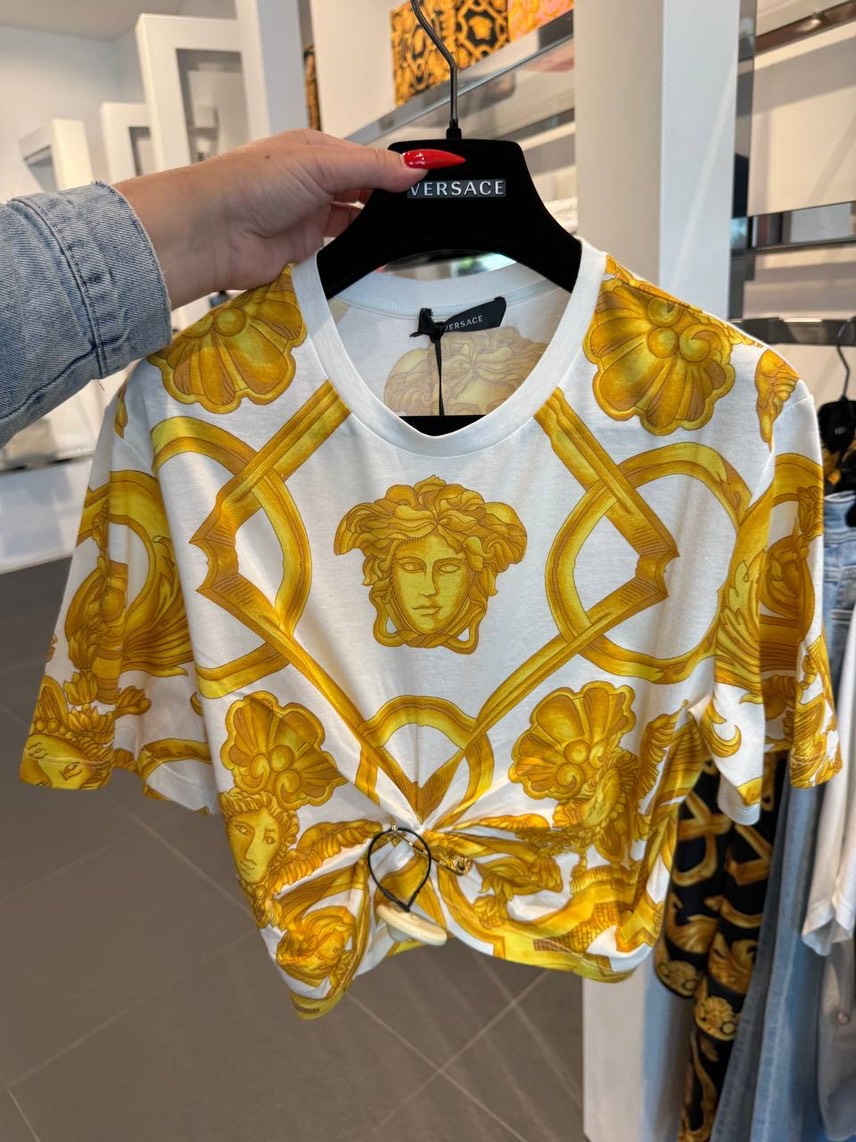 VERSACE T-shirt and Polo front view - Women's luxury Clothes
