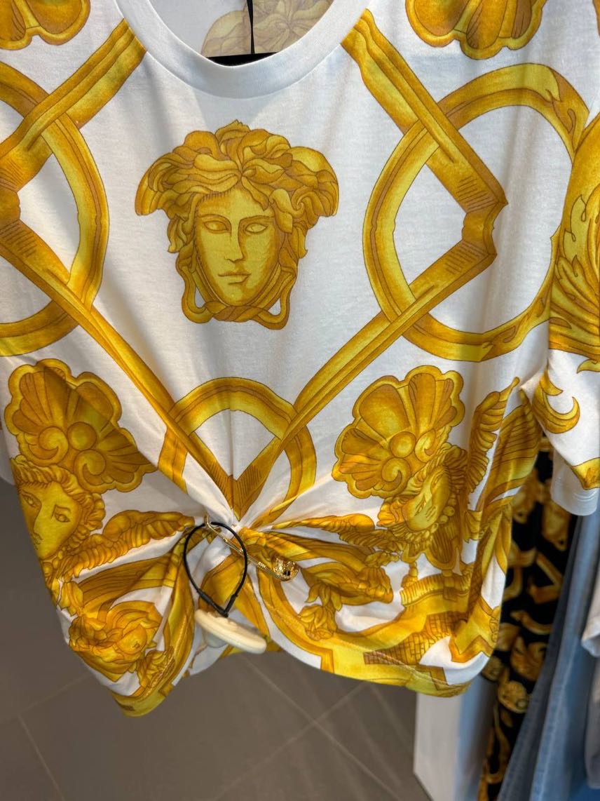 VERSACE T-shirt and Polo side view - Women's luxury Clothes