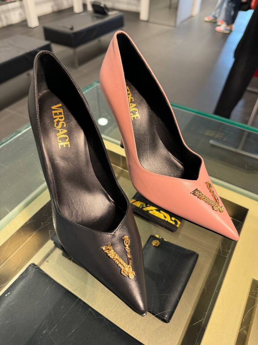 VERSACE Pumps front view - Women's luxury Shoes
