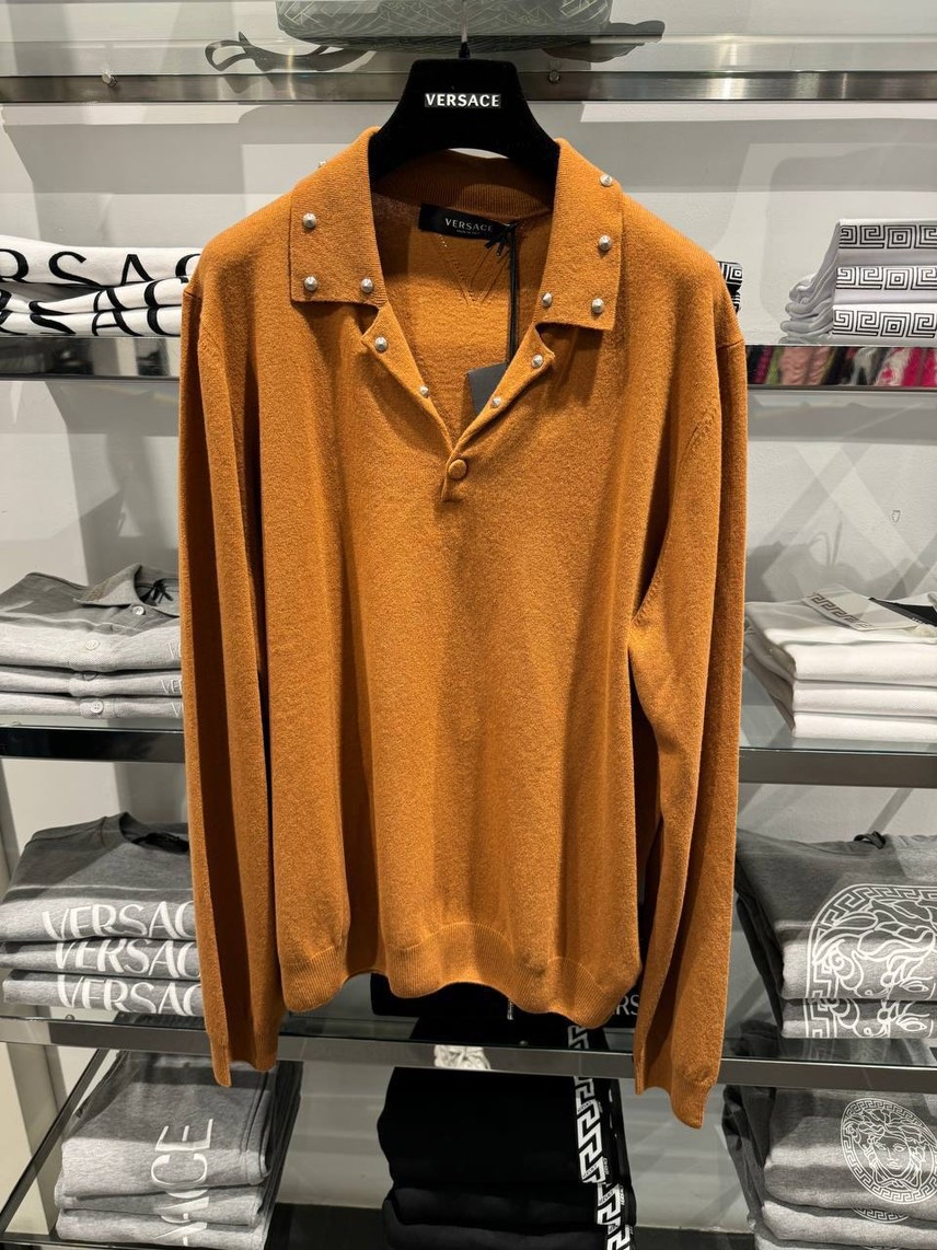 VERSACE Knitwear front view - Men's luxury Clothes