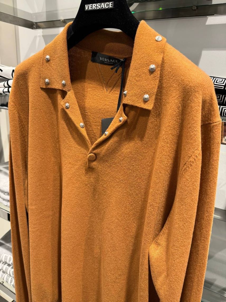 VERSACE Knitwear side view - Men's luxury Clothes