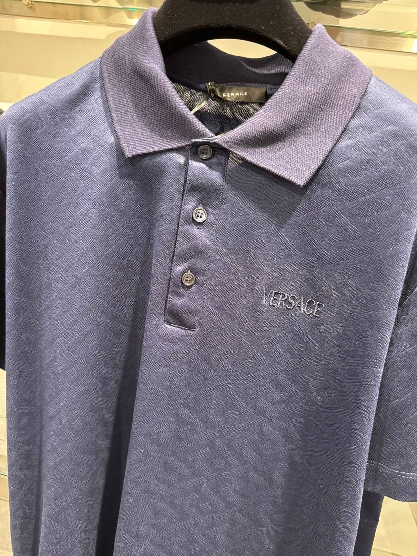 VERSACE T-shirt and Polo side view - Men's luxury Clothes