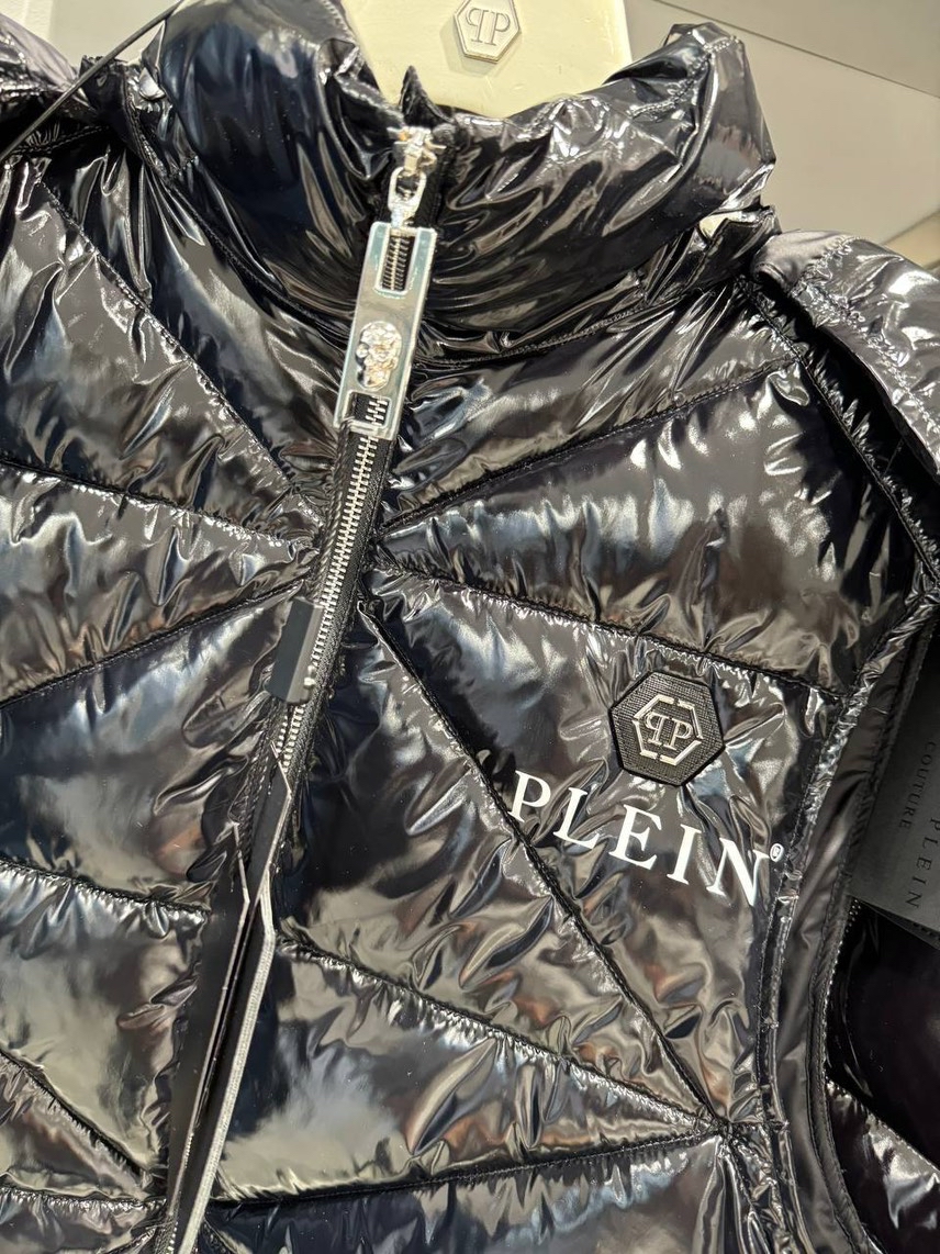 PHILIPP PLEIN Gilets side view - Men's luxury Clothes