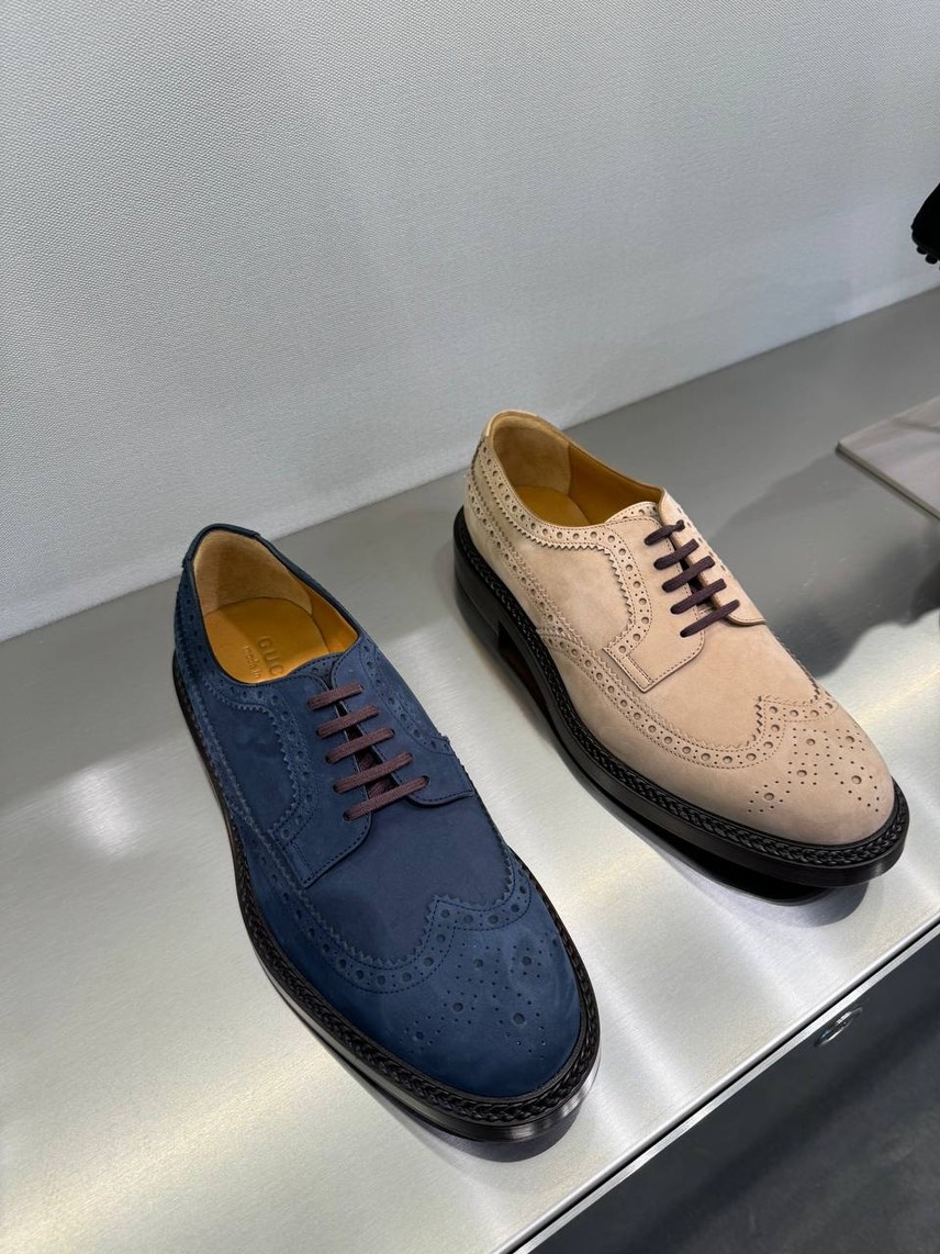 GUCCI Lace-up shoes front view - Men's luxury Shoes