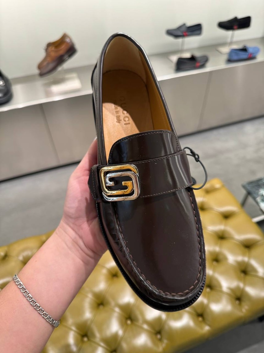 GUCCI Loafers side view - Men's luxury Shoes