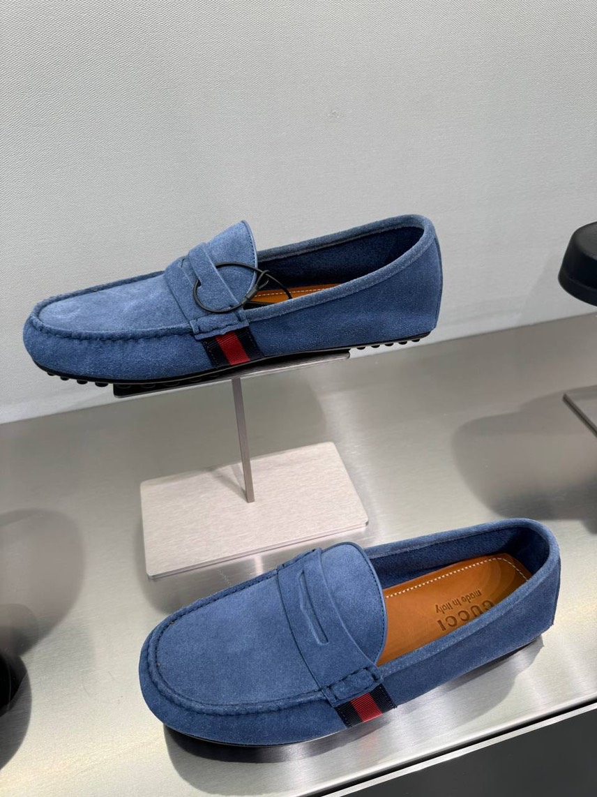 GUCCI Moccasins front view - Men's luxury Shoes