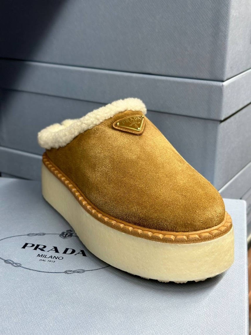 PRADA Mules side view - Women's luxury Shoes