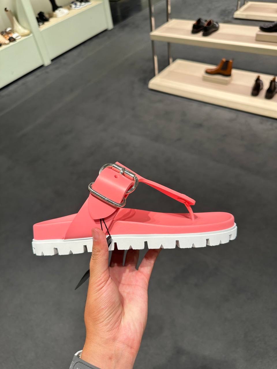 PRADA Sandals side view - Women's luxury Shoes