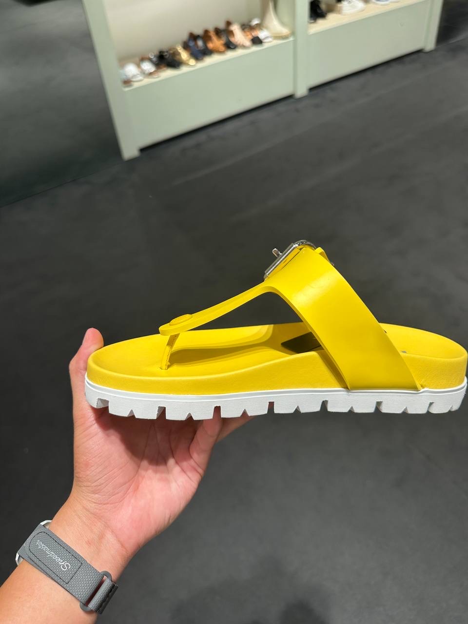 PRADA Sandals side view - Women's luxury Shoes