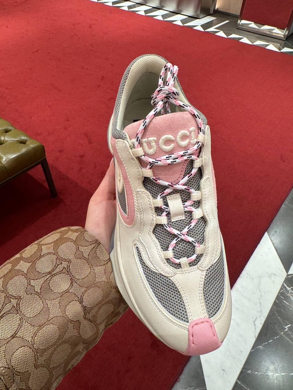 GUCCI Sneakers side view - Women's luxury Shoes