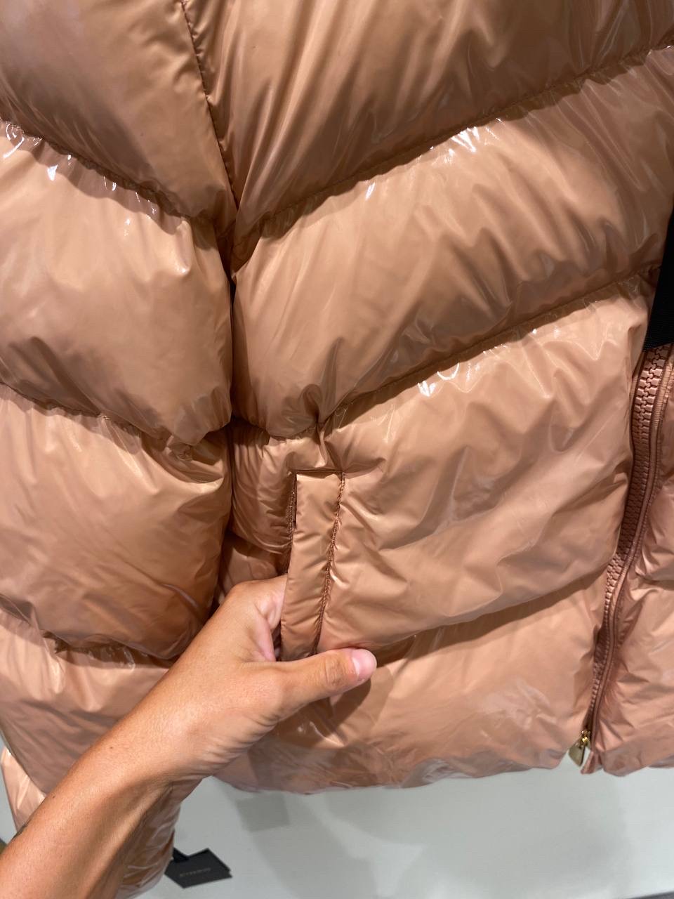 PINKO Down jacket side view - Women luxury Clothes