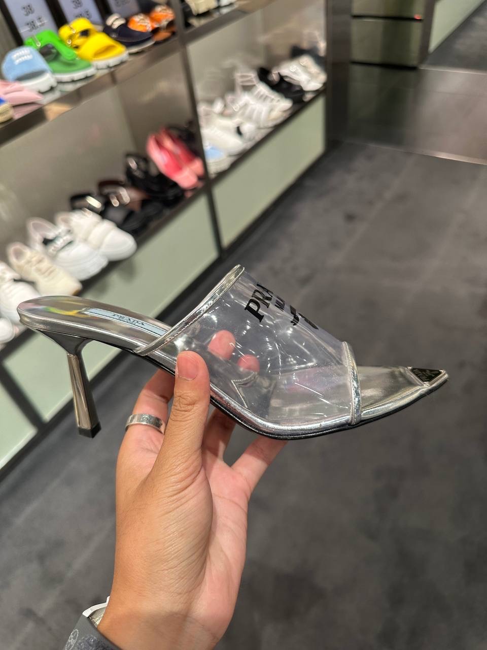 PRADA Sandals front view - Women luxury Shoes