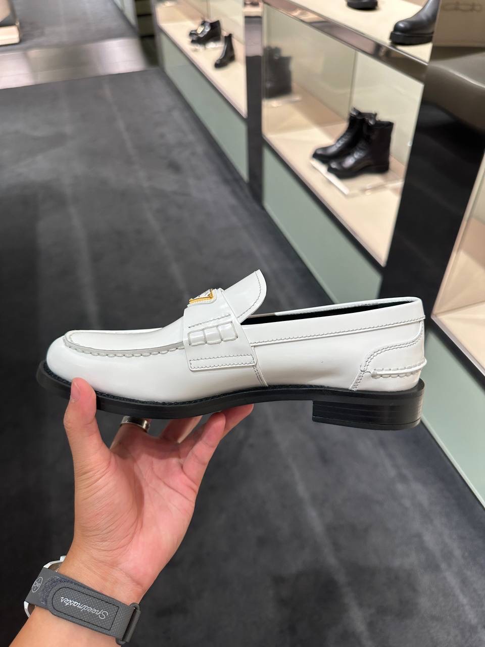PRADA Loafers side view - Women luxury Shoes