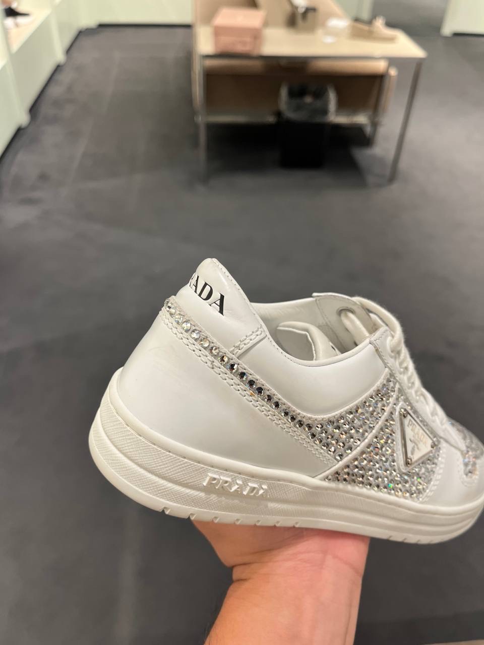 PRADA Sneakers side view - Women luxury Shoes