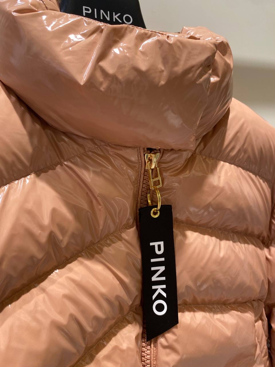 PINKO Down jacket side view - Women luxury Clothes