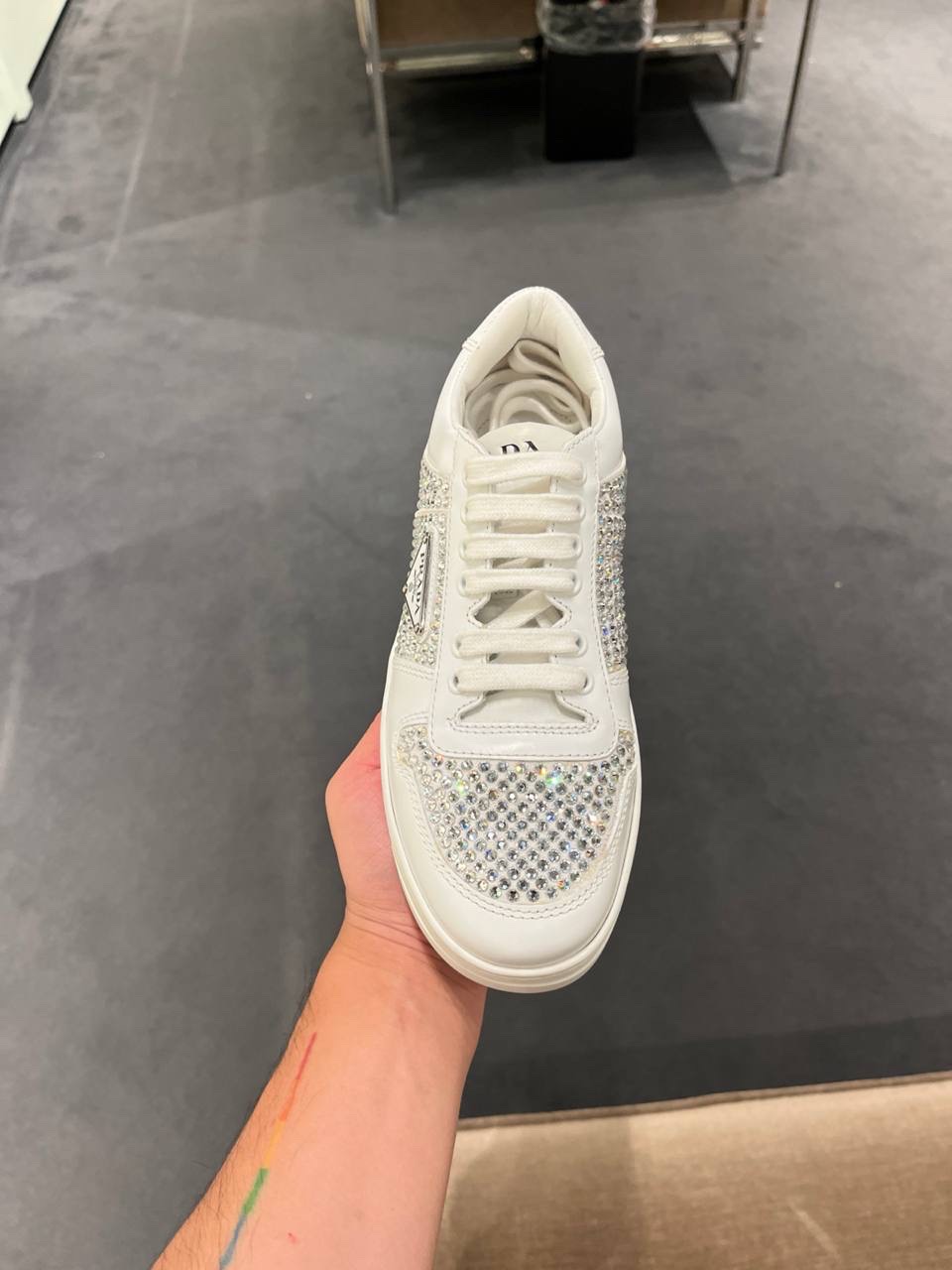 PRADA Sneakers side view - Women luxury Shoes