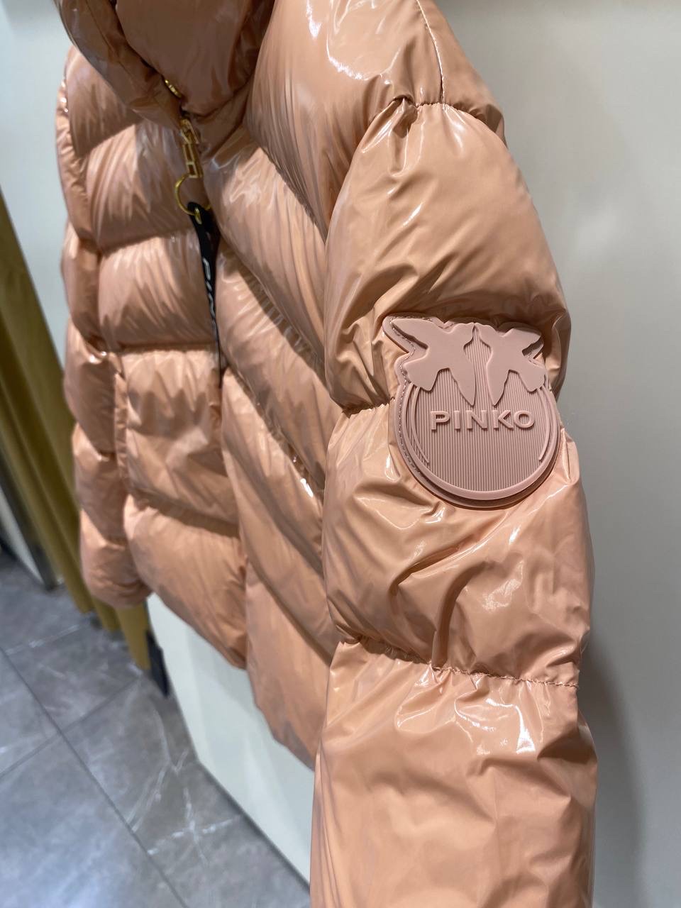 PINKO Down jacket side view - Women luxury Clothes