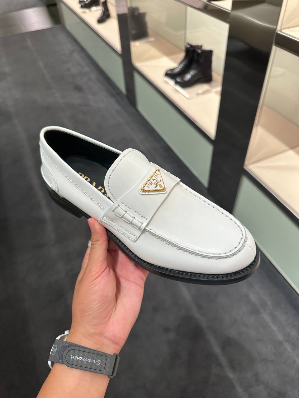 PRADA Loafers front view - Women luxury Shoes