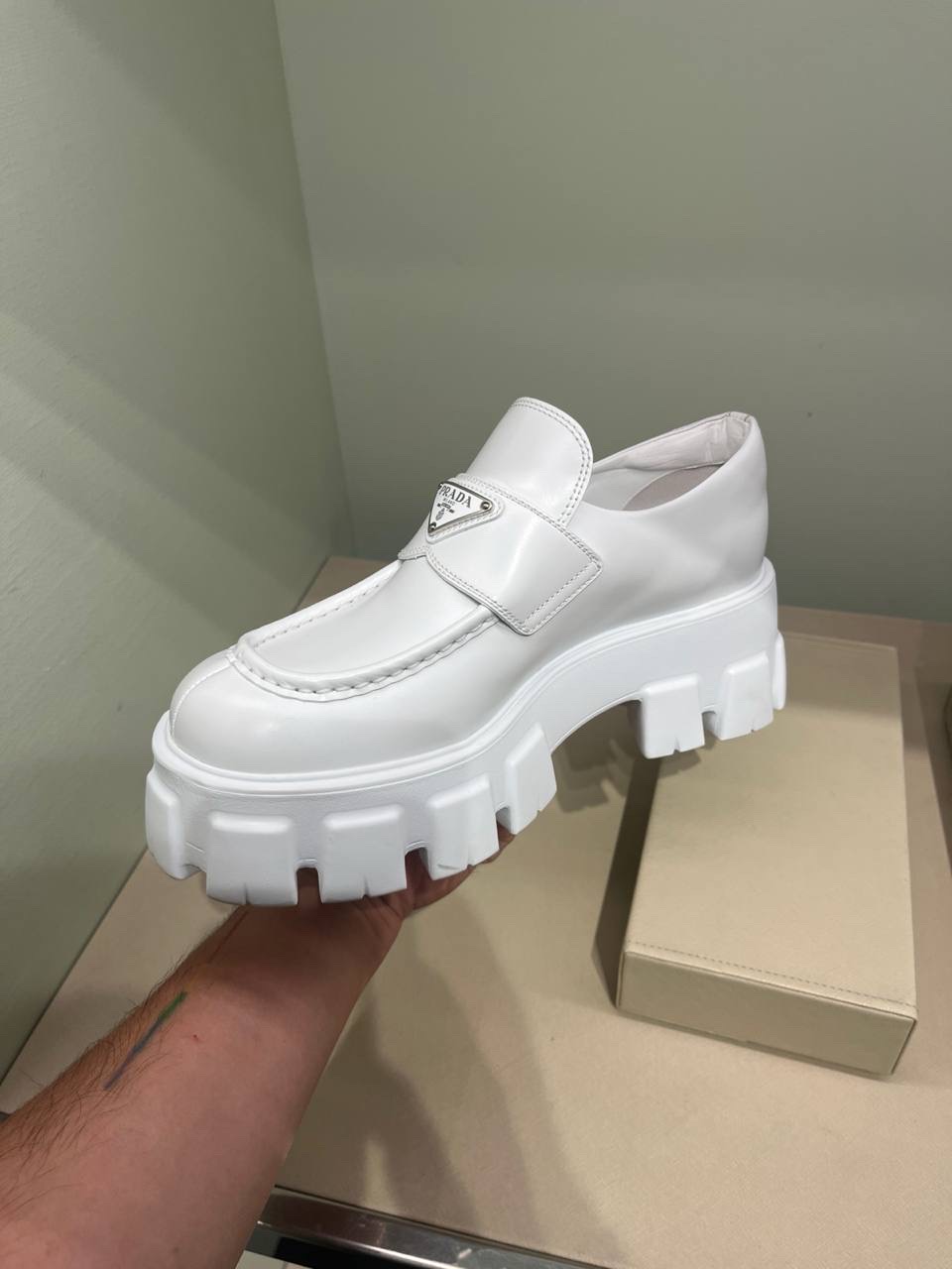 PRADA Sneakers side view - Women luxury Shoes