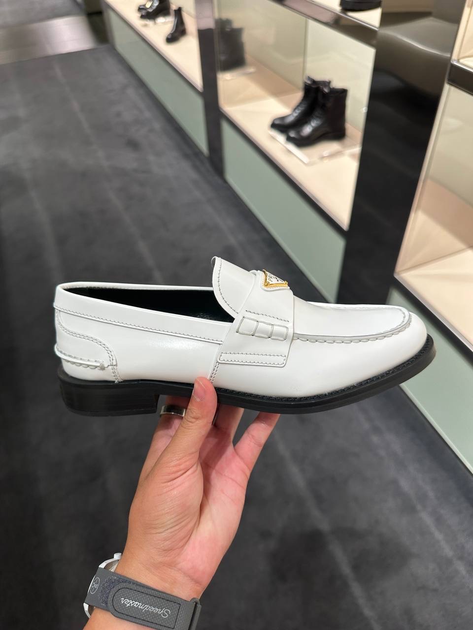 PRADA Loafers side view - Women luxury Shoes