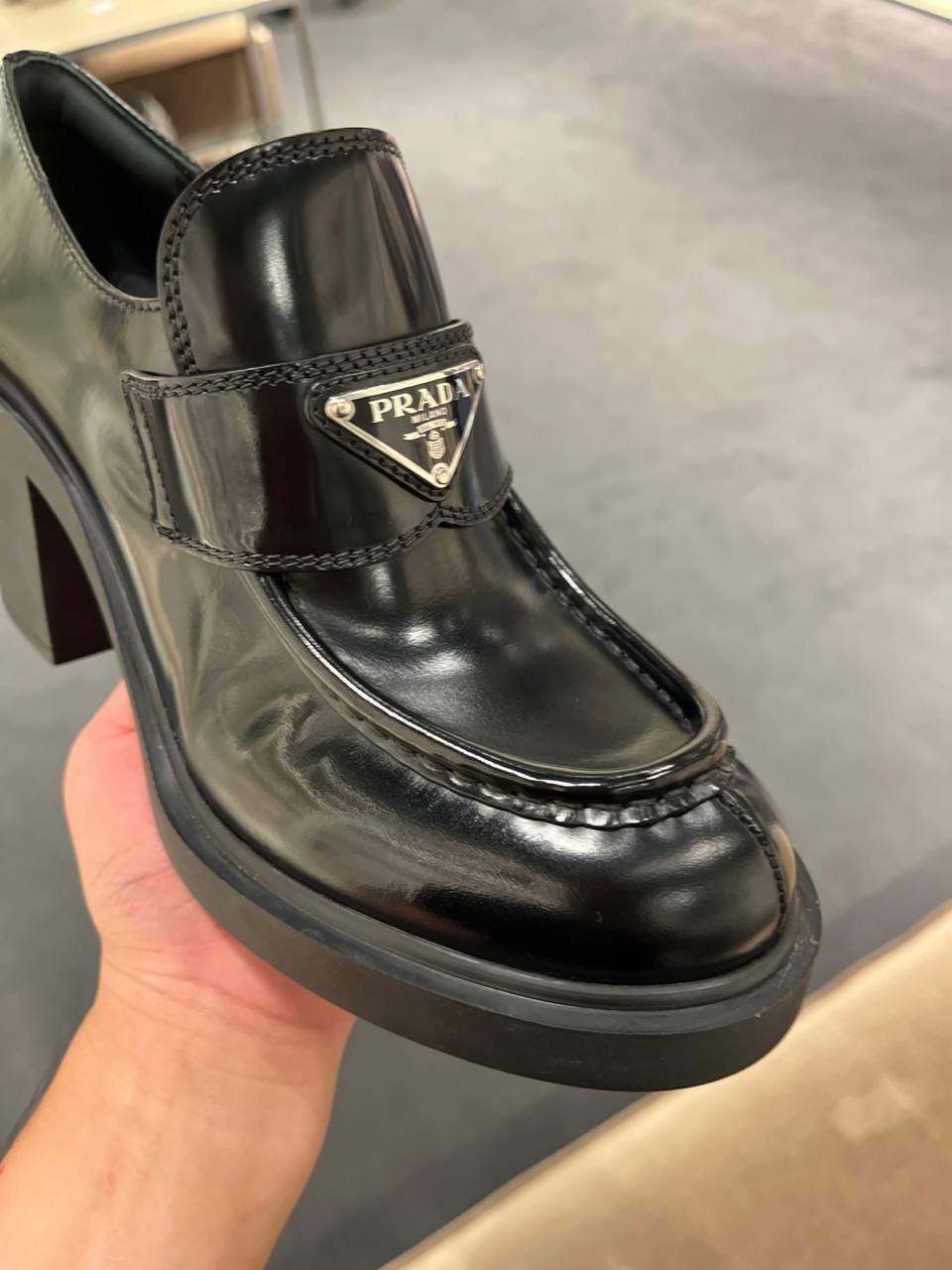 PRADA Loafers side view - Women luxury Shoes