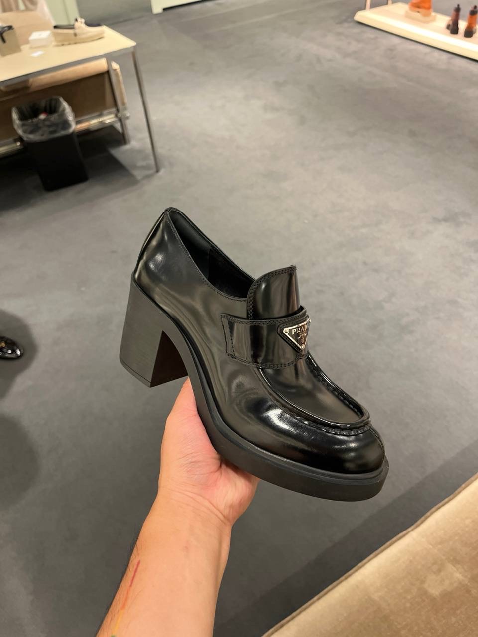 PRADA Loafers side view - Women luxury Shoes